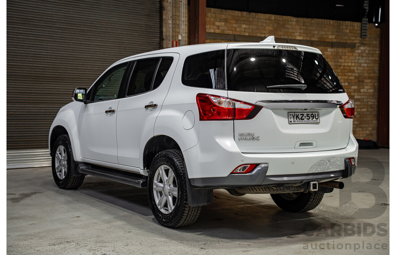 04/2017 Isuzu MU-X LS-U (4x4) UC MY16.5 4d Wagon Splash White Turbo Diesel 3.0L