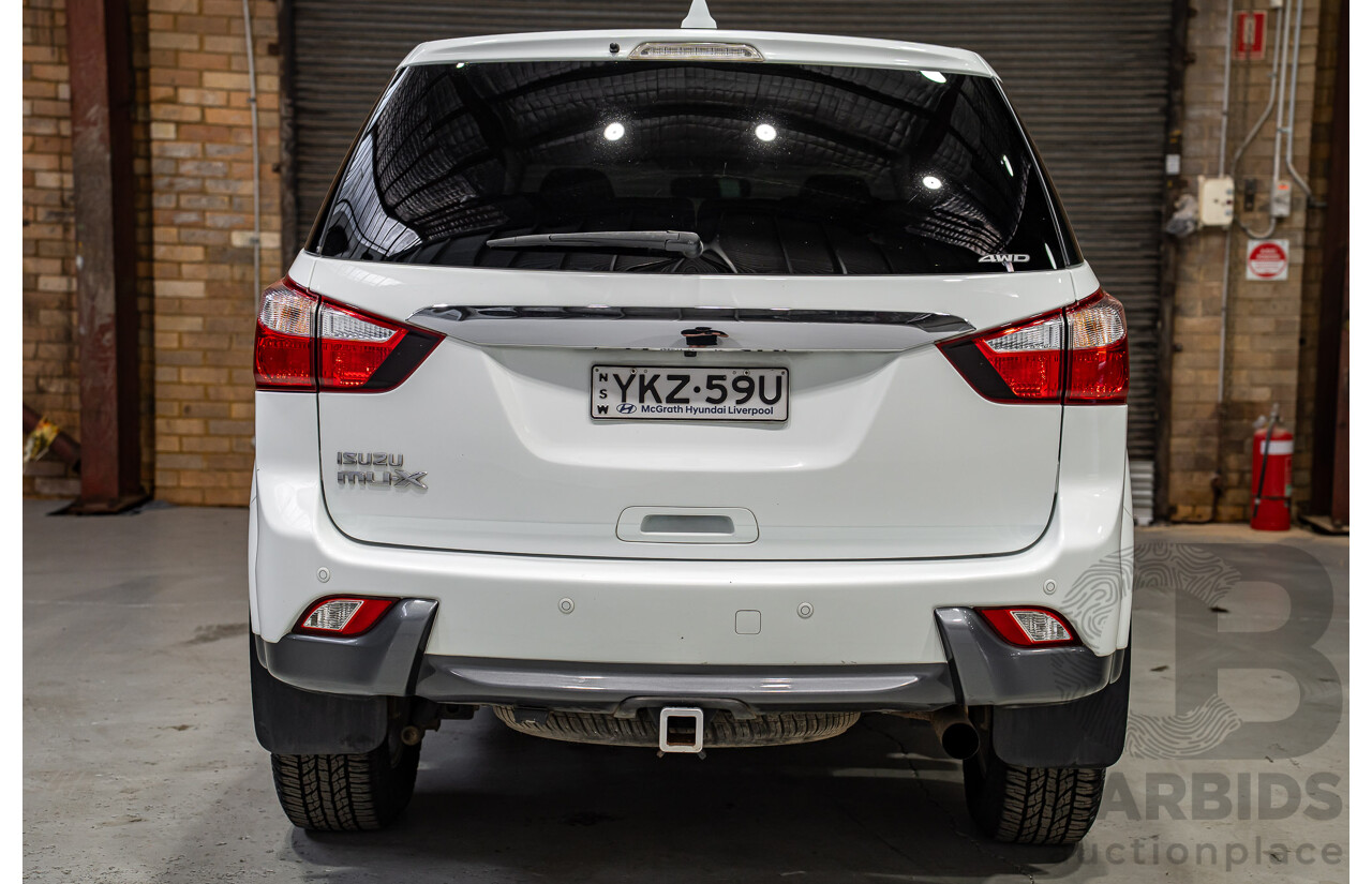 04/2017 Isuzu MU-X LS-U (4x4) UC MY16.5 4d Wagon Splash White Turbo Diesel 3.0L