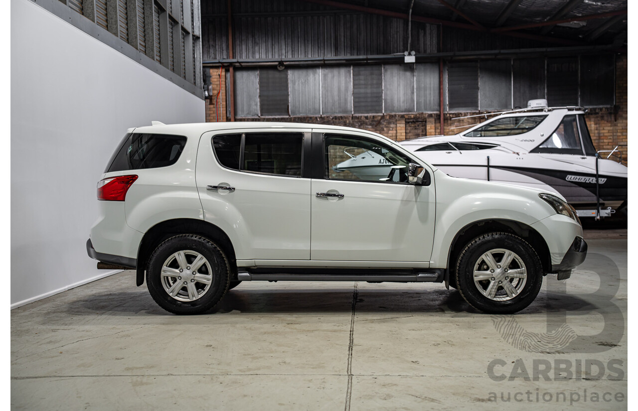 04/2017 Isuzu MU-X LS-U (4x4) UC MY16.5 4d Wagon Splash White Turbo Diesel 3.0L