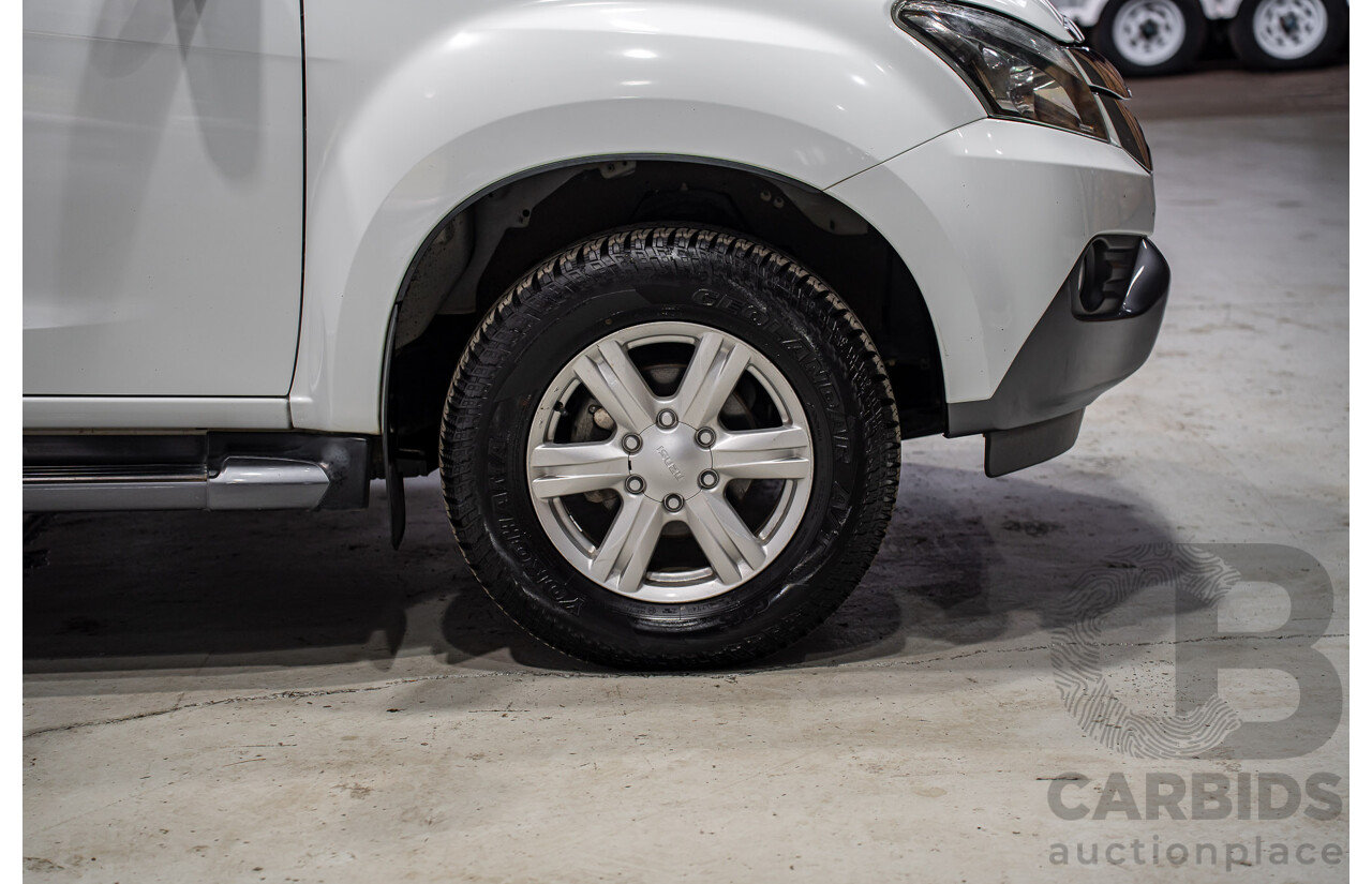 04/2017 Isuzu MU-X LS-U (4x4) UC MY16.5 4d Wagon Splash White Turbo Diesel 3.0L