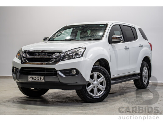 04/2017 Isuzu MU-X LS-U (4x4) UC MY16.5 4d Wagon Splash White Turbo Diesel 3.0L