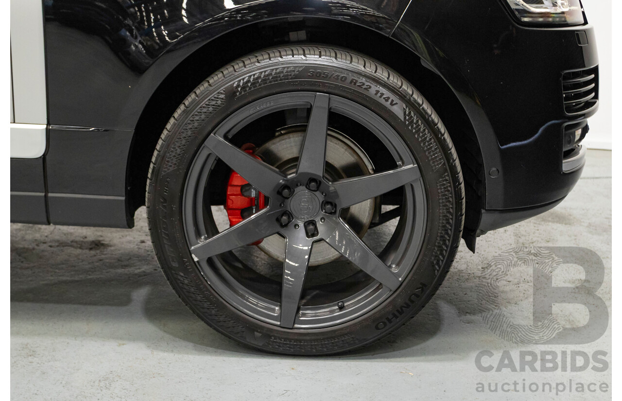 8/2014 Land Rover Range Rover Vogue TDV6 LG MY14 4d Wagon Santorini Black Metallic Turbo Diesel V6 3.0L