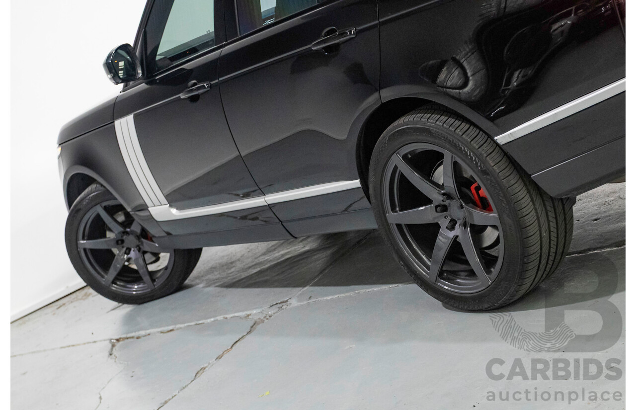 8/2014 Land Rover Range Rover Vogue TDV6 LG MY14 4d Wagon Santorini Black Metallic Turbo Diesel V6 3.0L