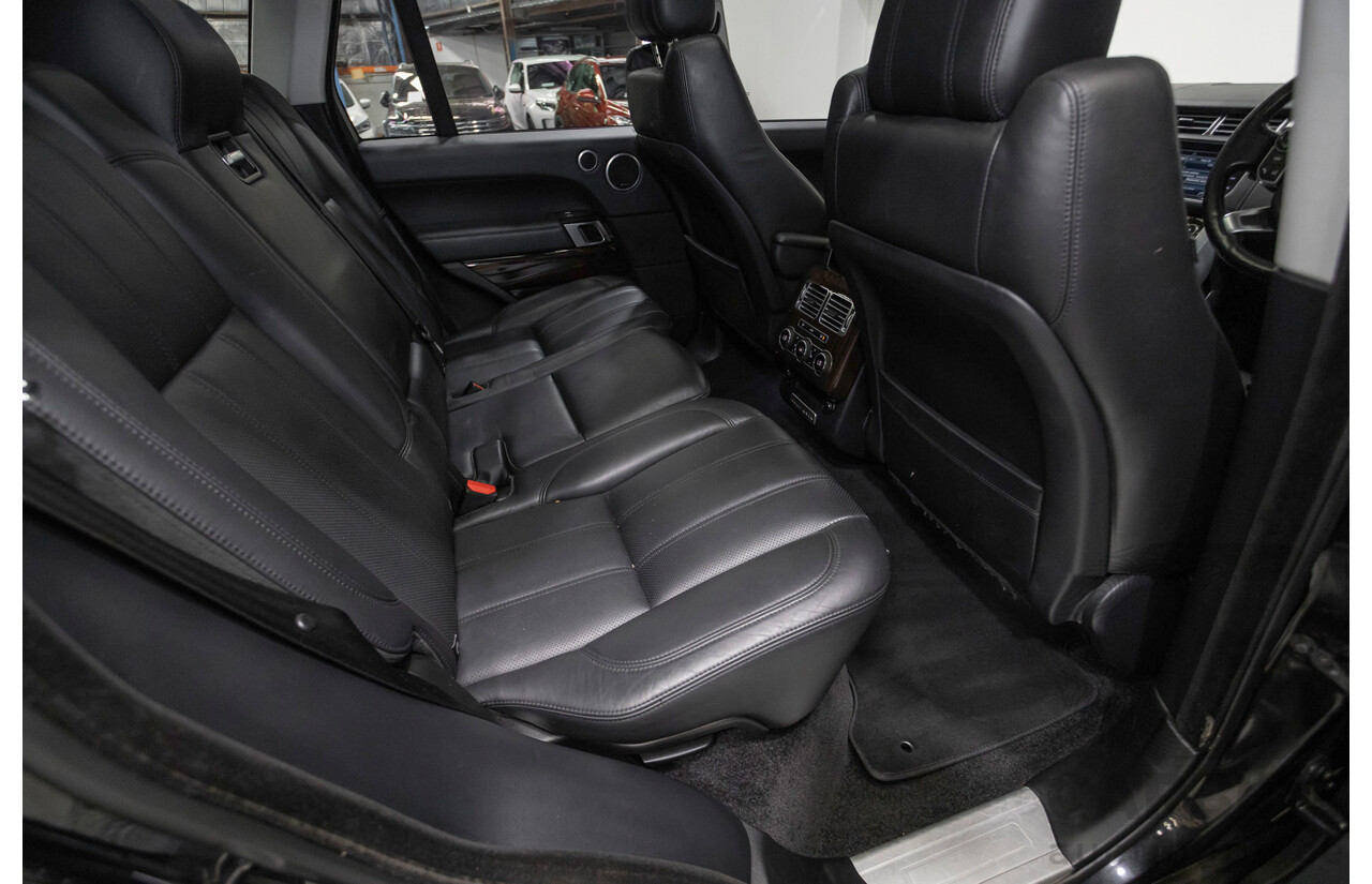 8/2014 Land Rover Range Rover Vogue TDV6 LG MY14 4d Wagon Santorini Black Metallic Turbo Diesel V6 3.0L