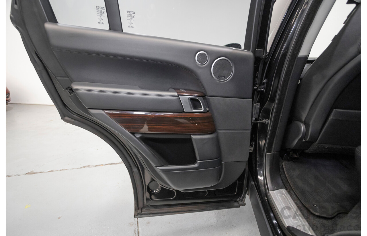 8/2014 Land Rover Range Rover Vogue TDV6 LG MY14 4d Wagon Santorini Black Metallic Turbo Diesel V6 3.0L