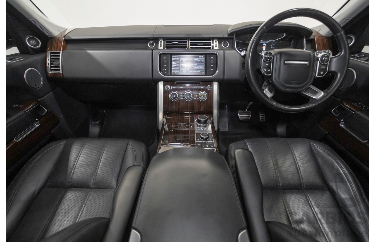 8/2014 Land Rover Range Rover Vogue TDV6 LG MY14 4d Wagon Santorini Black Metallic Turbo Diesel V6 3.0L