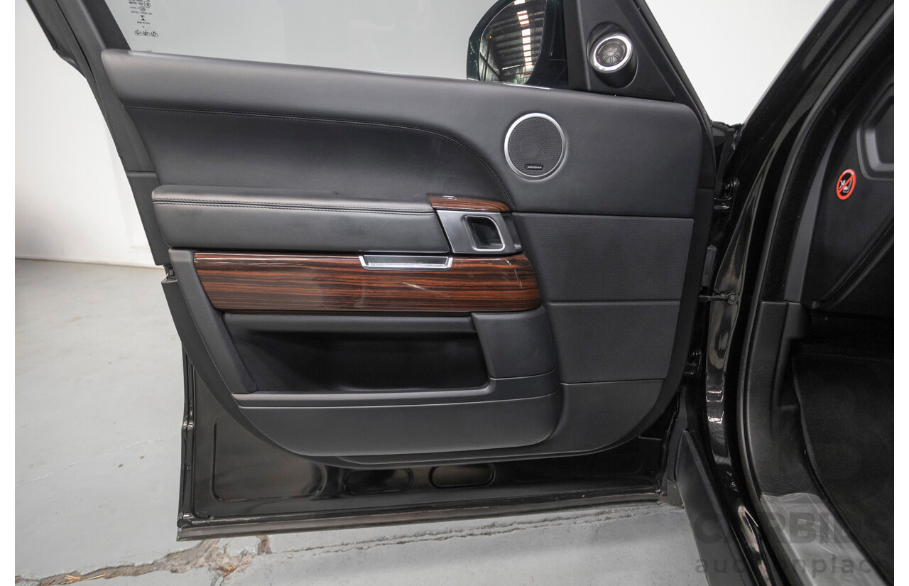 8/2014 Land Rover Range Rover Vogue TDV6 LG MY14 4d Wagon Santorini Black Metallic Turbo Diesel V6 3.0L