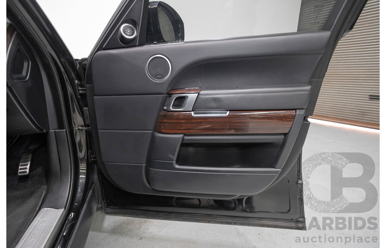 8/2014 Land Rover Range Rover Vogue TDV6 LG MY14 4d Wagon Santorini Black Metallic Turbo Diesel V6 3.0L