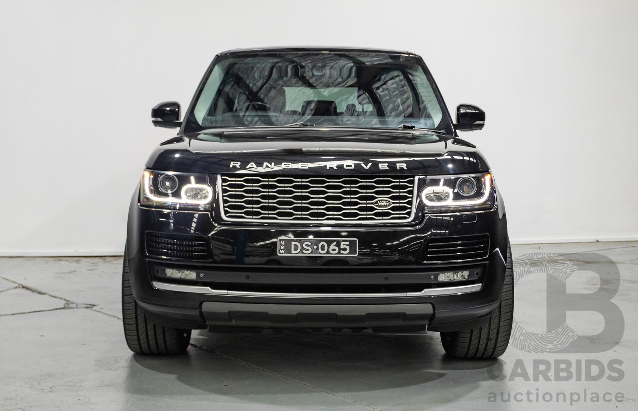 8/2014 Land Rover Range Rover Vogue TDV6 LG MY14 4d Wagon Santorini Black Metallic Turbo Diesel V6 3.0L