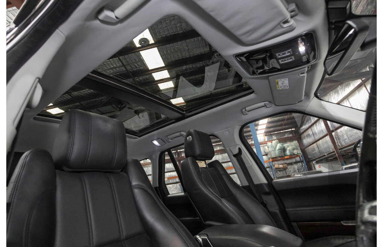 8/2014 Land Rover Range Rover Vogue TDV6 LG MY14 4d Wagon Santorini Black Metallic Turbo Diesel V6 3.0L