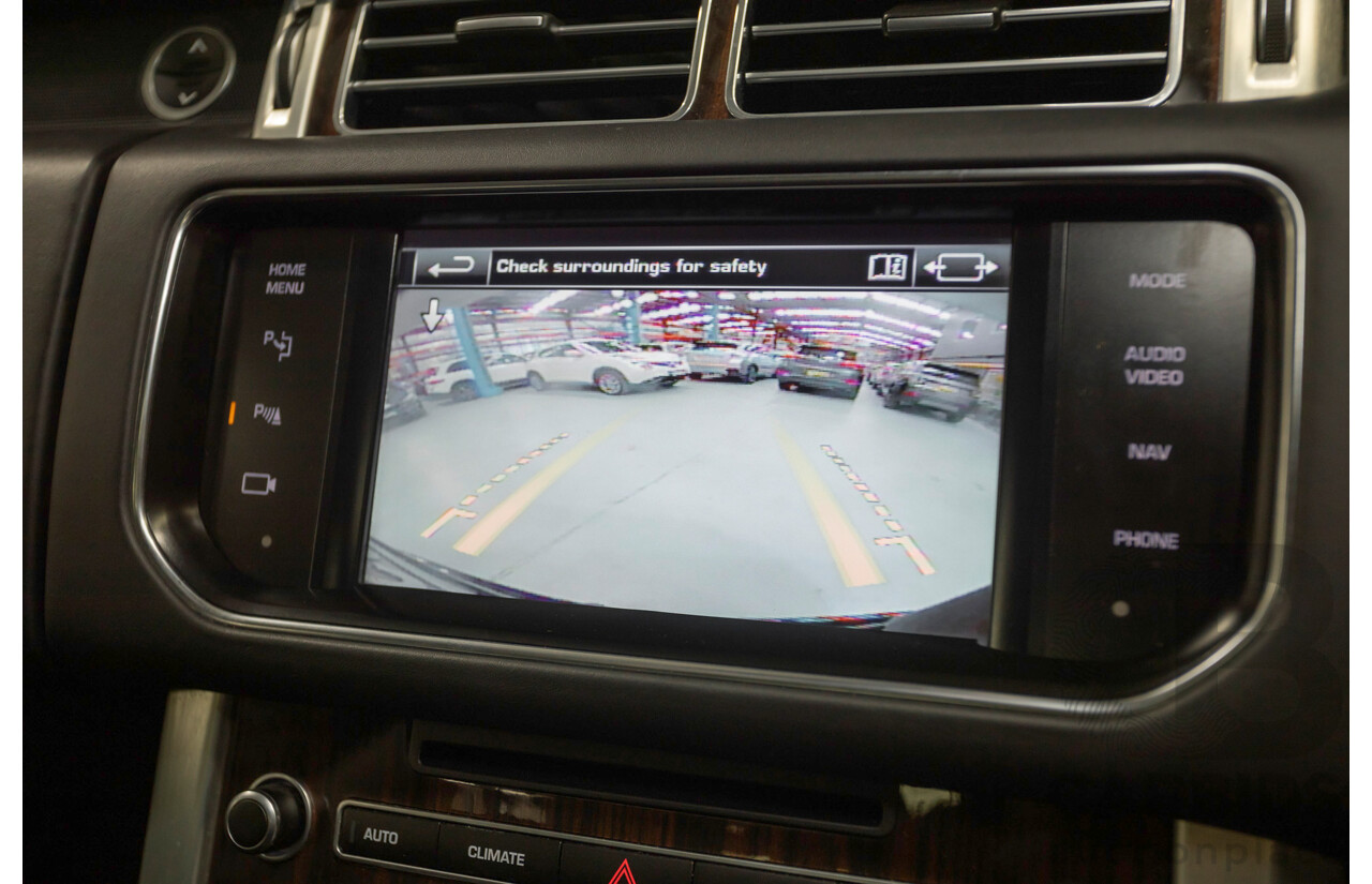 8/2014 Land Rover Range Rover Vogue TDV6 LG MY14 4d Wagon Santorini Black Metallic Turbo Diesel V6 3.0L
