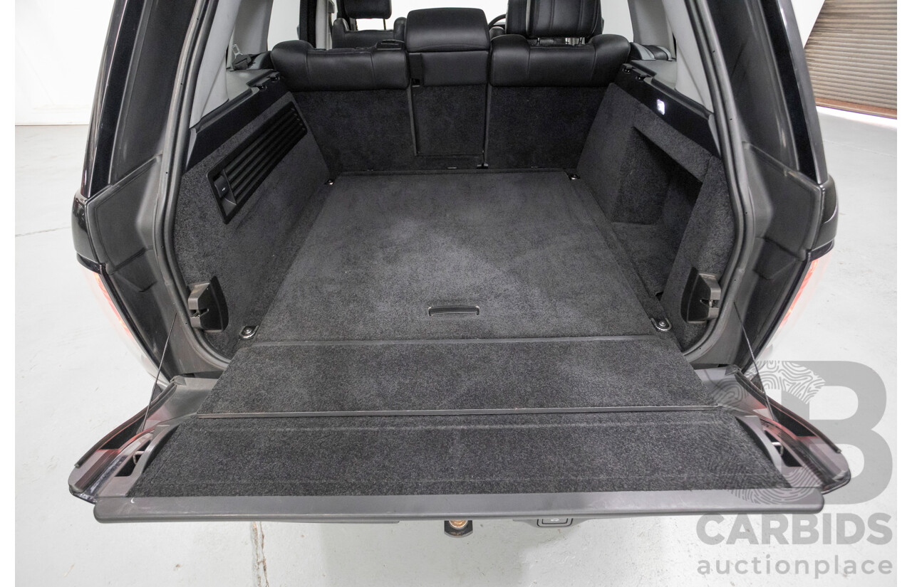 8/2014 Land Rover Range Rover Vogue TDV6 LG MY14 4d Wagon Santorini Black Metallic Turbo Diesel V6 3.0L