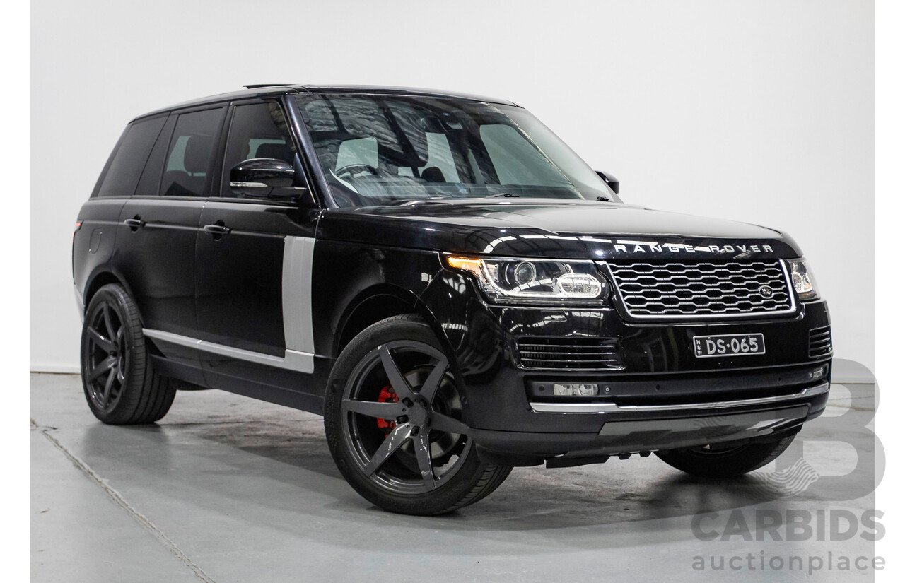 8/2014 Land Rover Range Rover Vogue TDV6 LG MY14 4d Wagon Santorini Black Metallic Turbo Diesel V6 3.0L