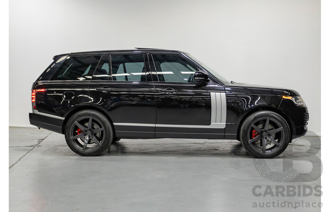 8/2014 Land Rover Range Rover Vogue TDV6 LG MY14 4d Wagon Santorini Black Metallic Turbo Diesel V6 3.0L