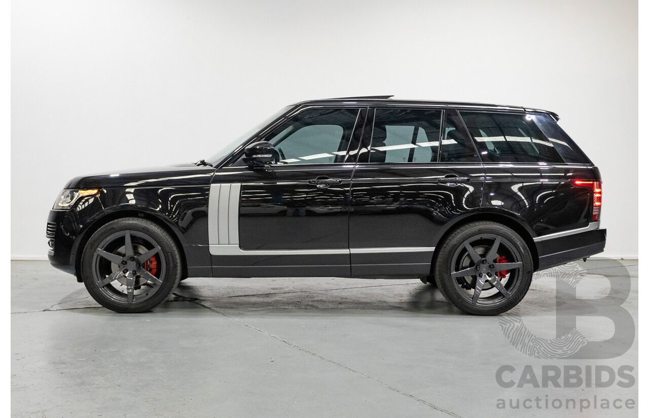 8/2014 Land Rover Range Rover Vogue TDV6 LG MY14 4d Wagon Santorini Black Metallic Turbo Diesel V6 3.0L