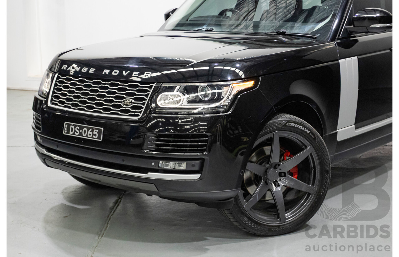 8/2014 Land Rover Range Rover Vogue TDV6 LG MY14 4d Wagon Santorini Black Metallic Turbo Diesel V6 3.0L