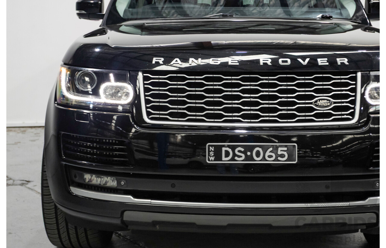 8/2014 Land Rover Range Rover Vogue TDV6 LG MY14 4d Wagon Santorini Black Metallic Turbo Diesel V6 3.0L