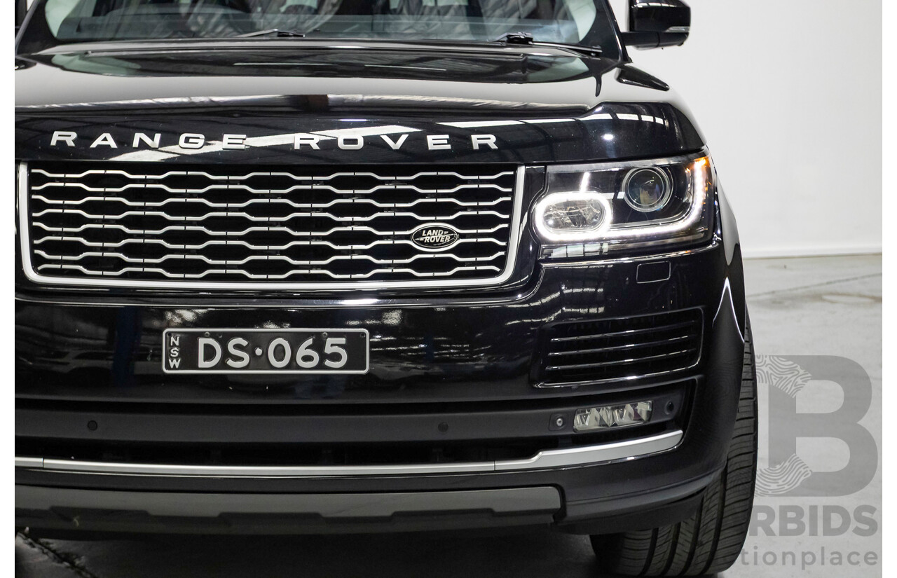 8/2014 Land Rover Range Rover Vogue TDV6 LG MY14 4d Wagon Santorini Black Metallic Turbo Diesel V6 3.0L