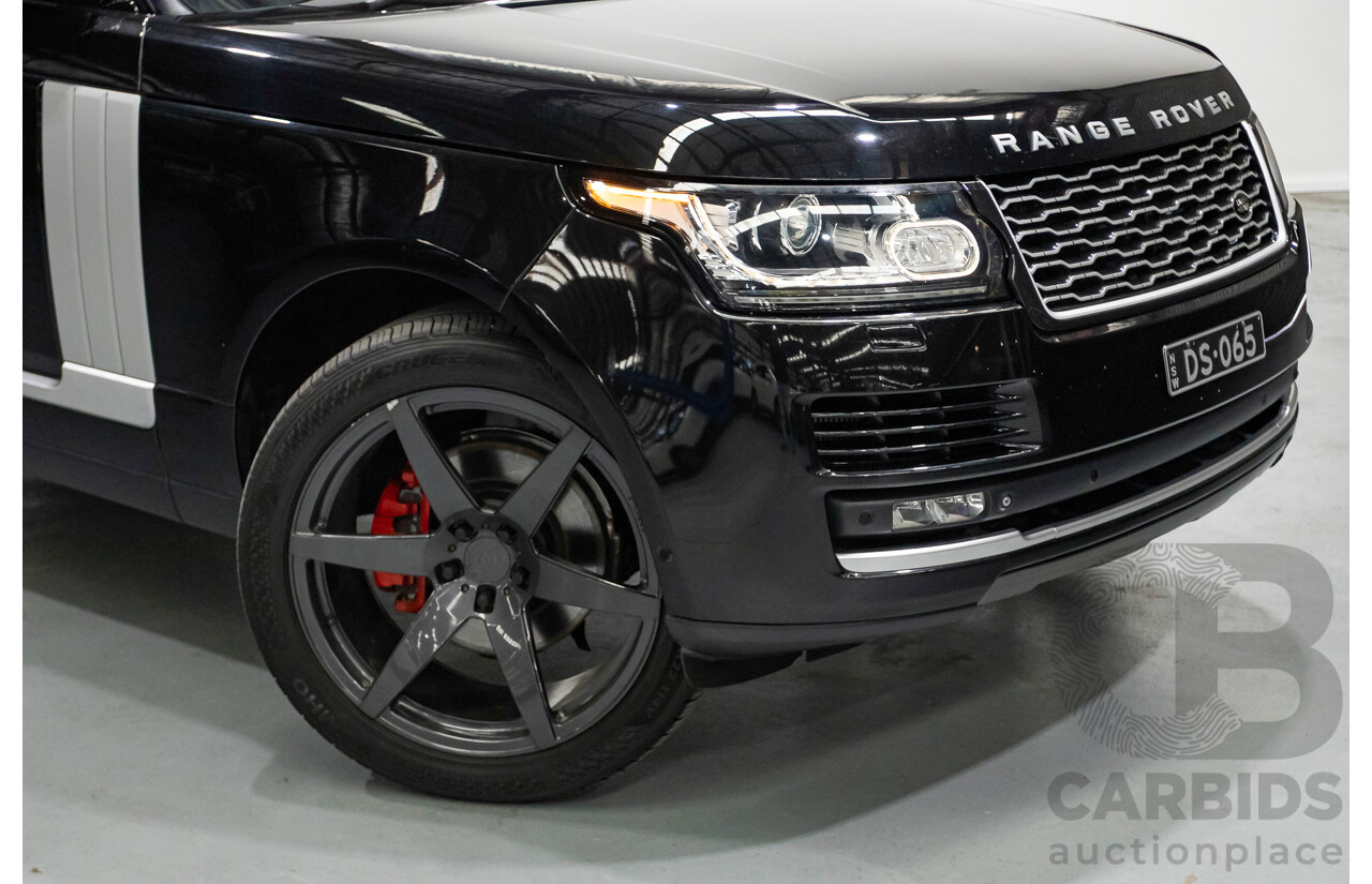 8/2014 Land Rover Range Rover Vogue TDV6 LG MY14 4d Wagon Santorini Black Metallic Turbo Diesel V6 3.0L