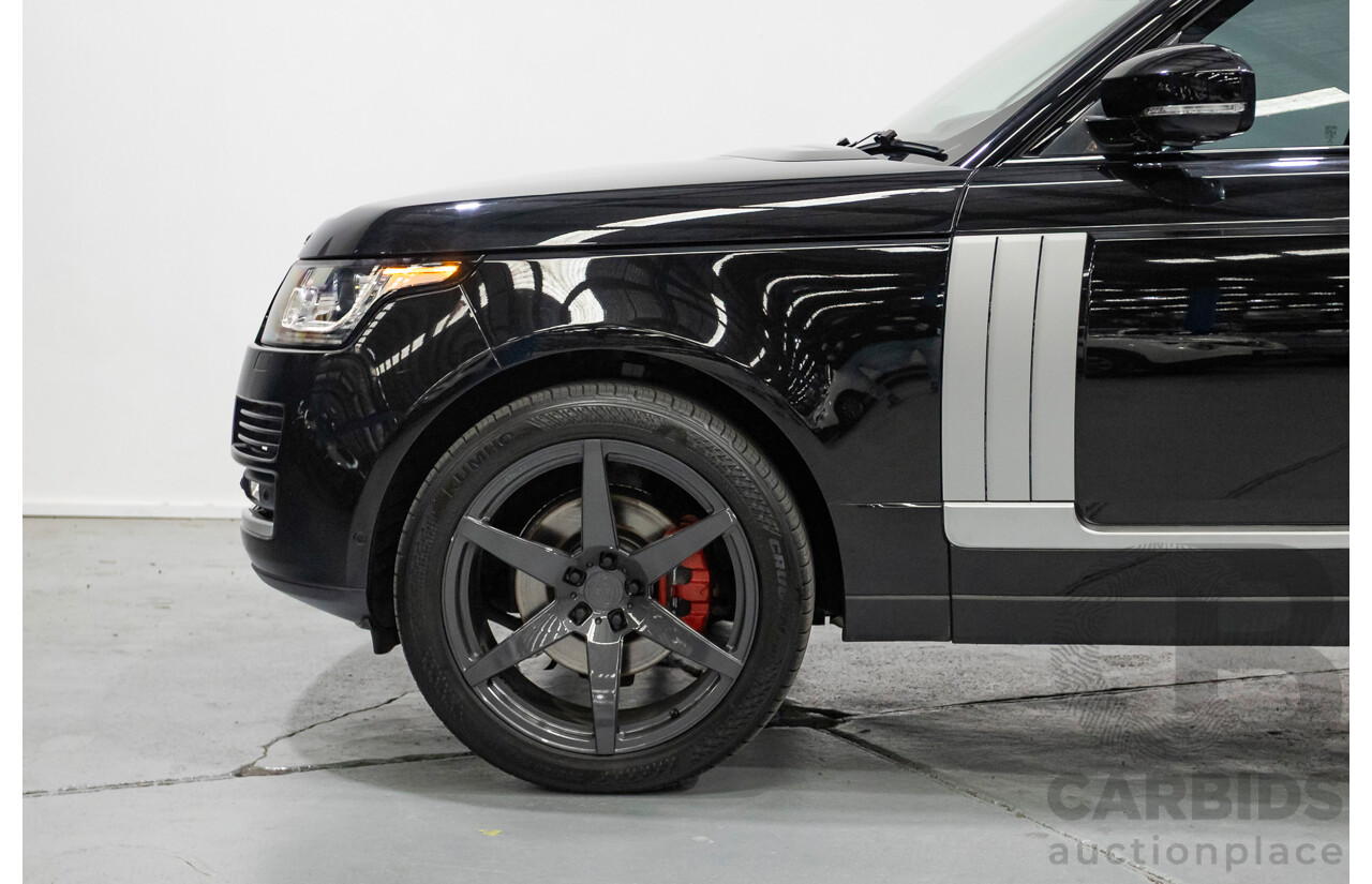 8/2014 Land Rover Range Rover Vogue TDV6 LG MY14 4d Wagon Santorini Black Metallic Turbo Diesel V6 3.0L