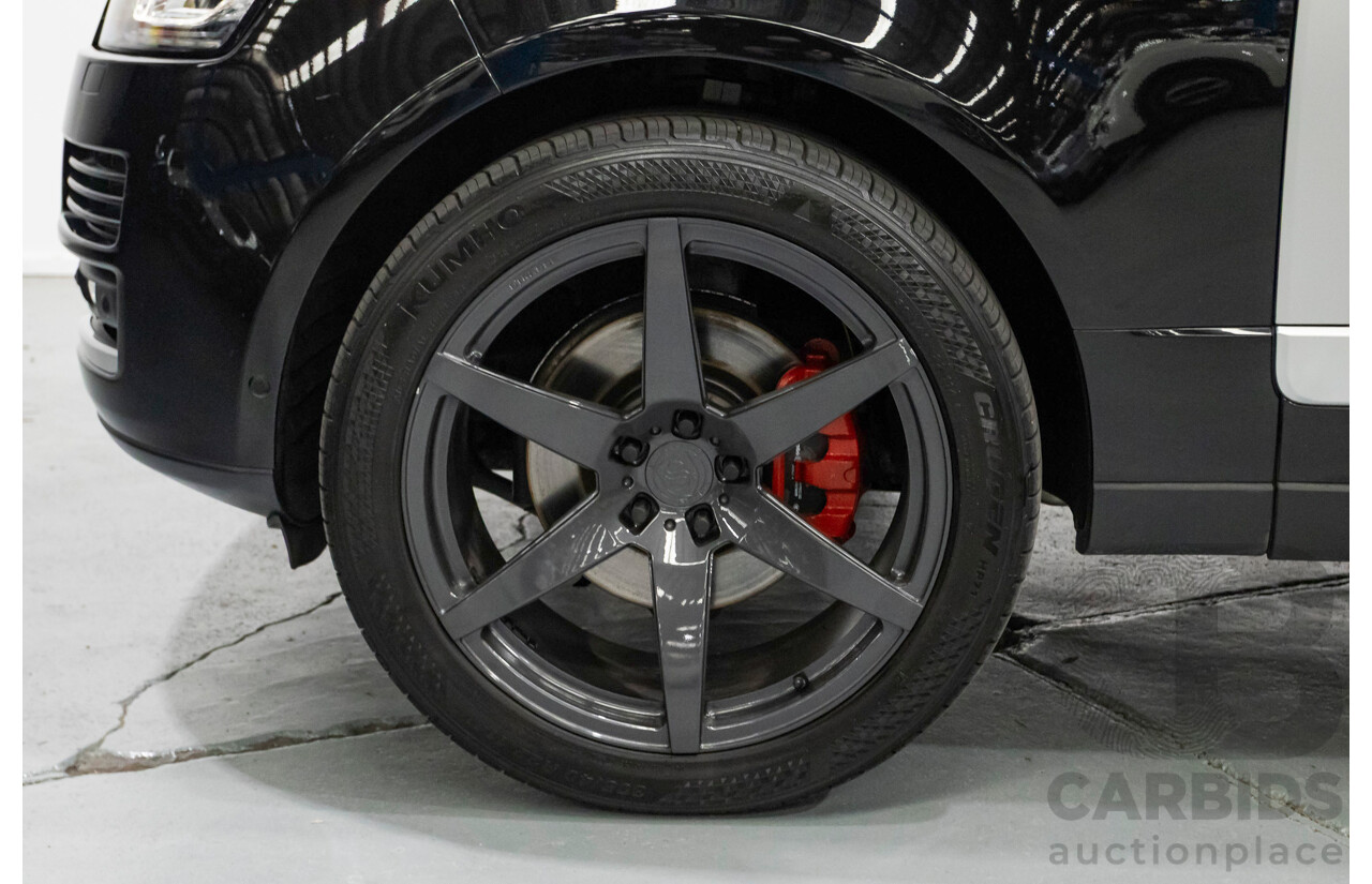 8/2014 Land Rover Range Rover Vogue TDV6 LG MY14 4d Wagon Santorini Black Metallic Turbo Diesel V6 3.0L