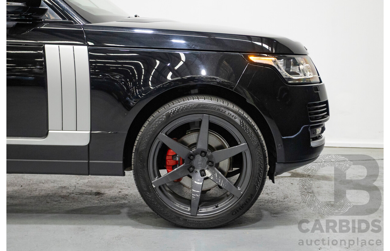 8/2014 Land Rover Range Rover Vogue TDV6 LG MY14 4d Wagon Santorini Black Metallic Turbo Diesel V6 3.0L