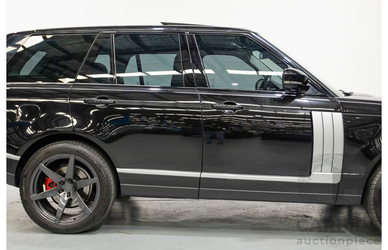 8/2014 Land Rover Range Rover Vogue TDV6 LG MY14 4d Wagon Santorini Black Metallic Turbo Diesel V6 3.0L