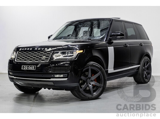 8/2014 Land Rover Range Rover Vogue TDV6 LG MY14 4d Wagon Santorini Black Metallic Turbo Diesel V6 3.0L