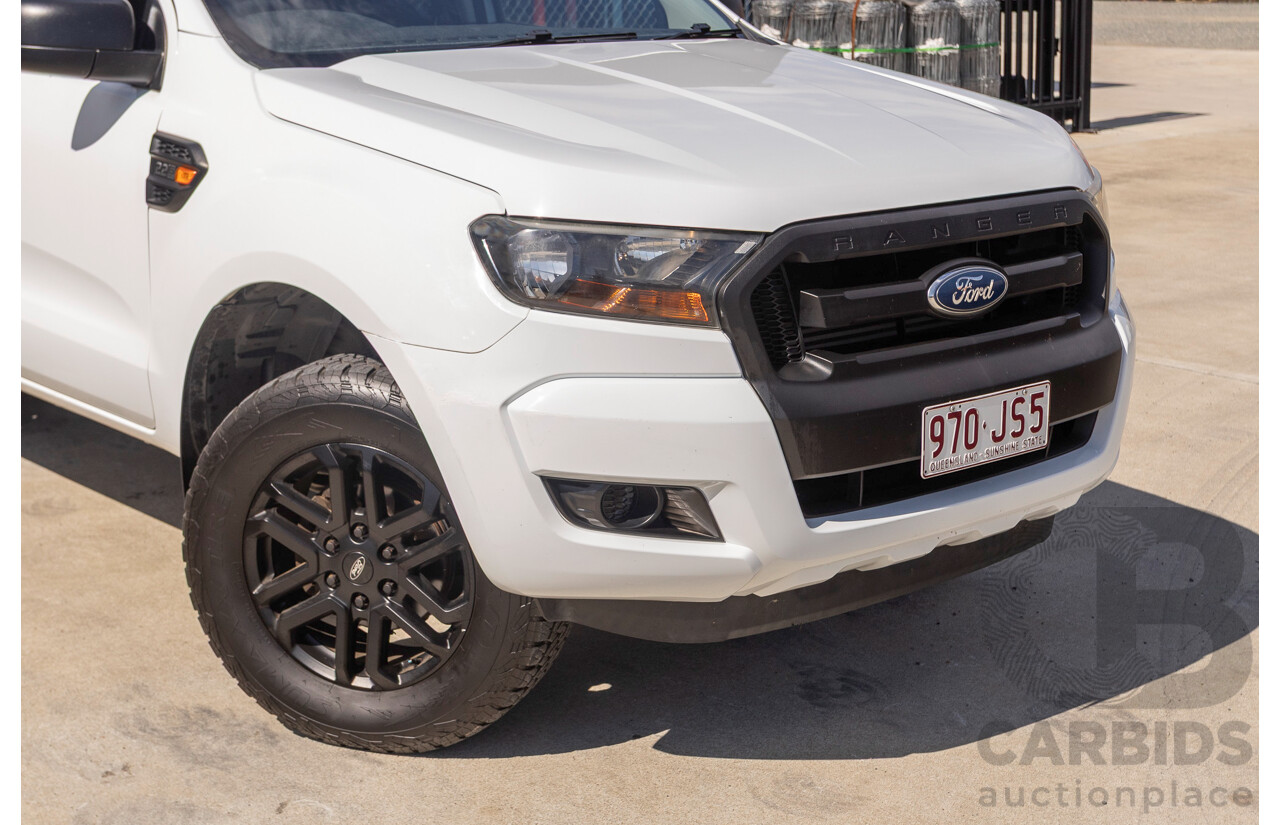 04/2017 Ford Ranger XL 2.2 HI-RIDER PX MKII MY17 UPDATE Crew Cab P/Up White Turbo Diesel 2.2L