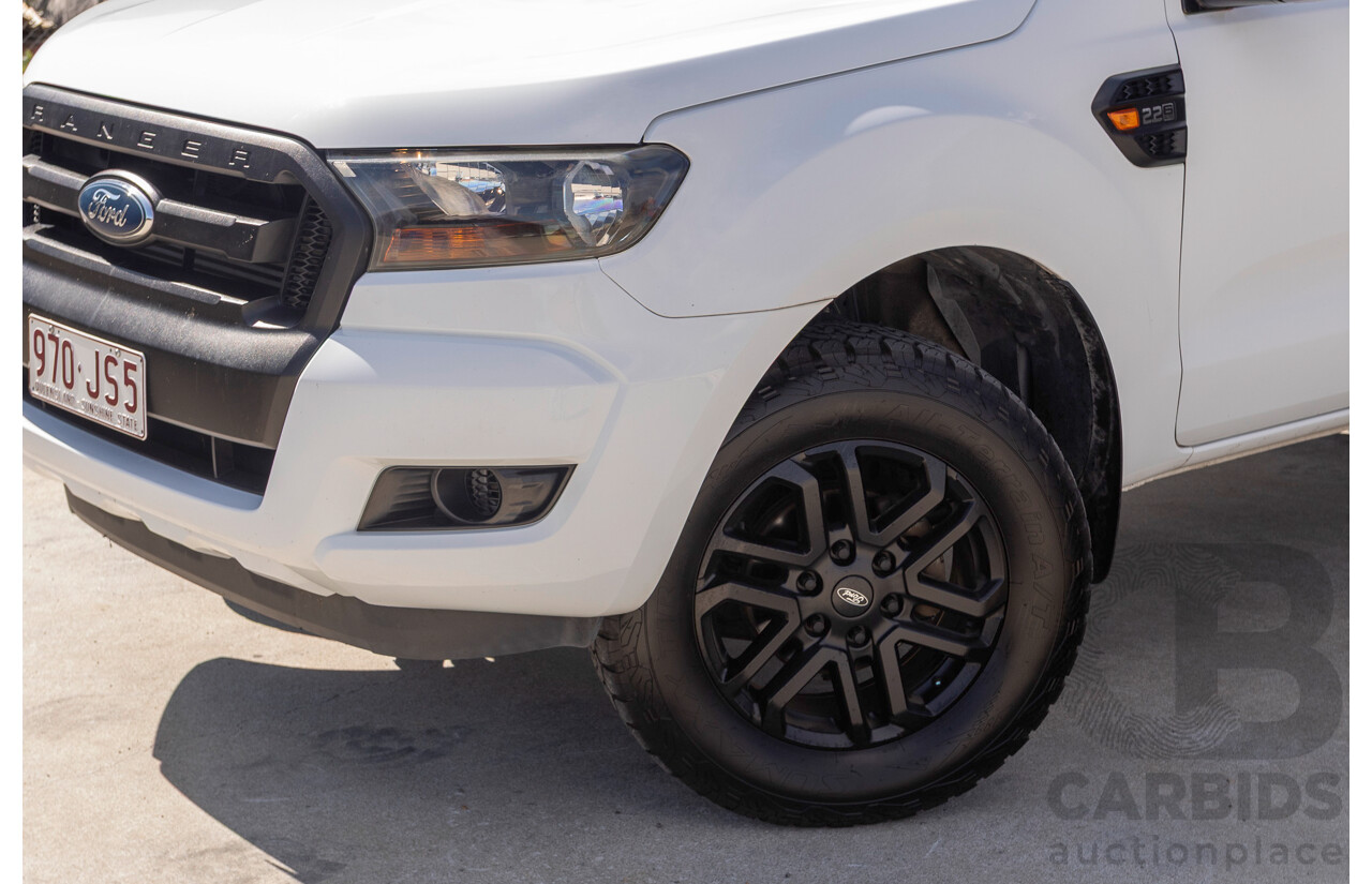 04/2017 Ford Ranger XL 2.2 HI-RIDER PX MKII MY17 UPDATE Crew Cab P/Up White Turbo Diesel 2.2L