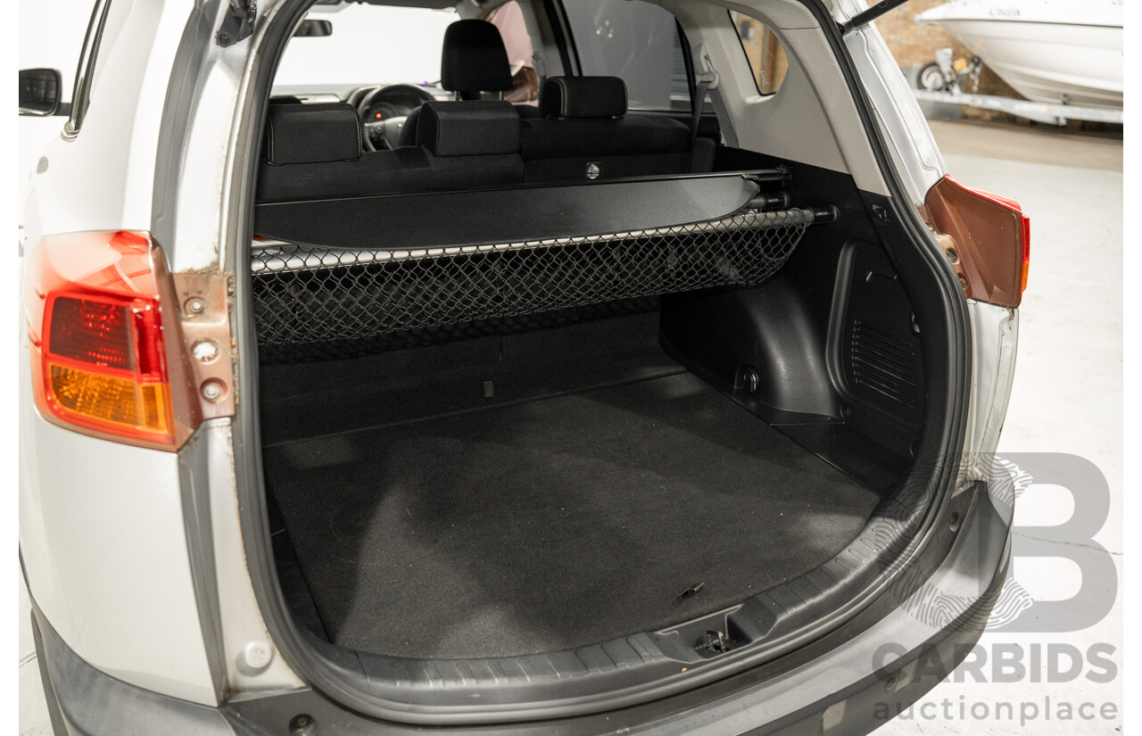 03/2014 Toyota Rav4 GXL ZSA42R MY14 Upgrade 4d Wagon Silver 2.0L