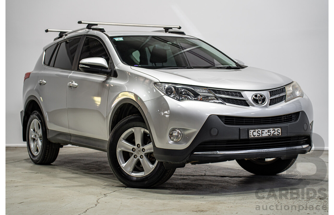03/2014 Toyota Rav4 GXL ZSA42R MY14 Upgrade 4d Wagon Silver 2.0L