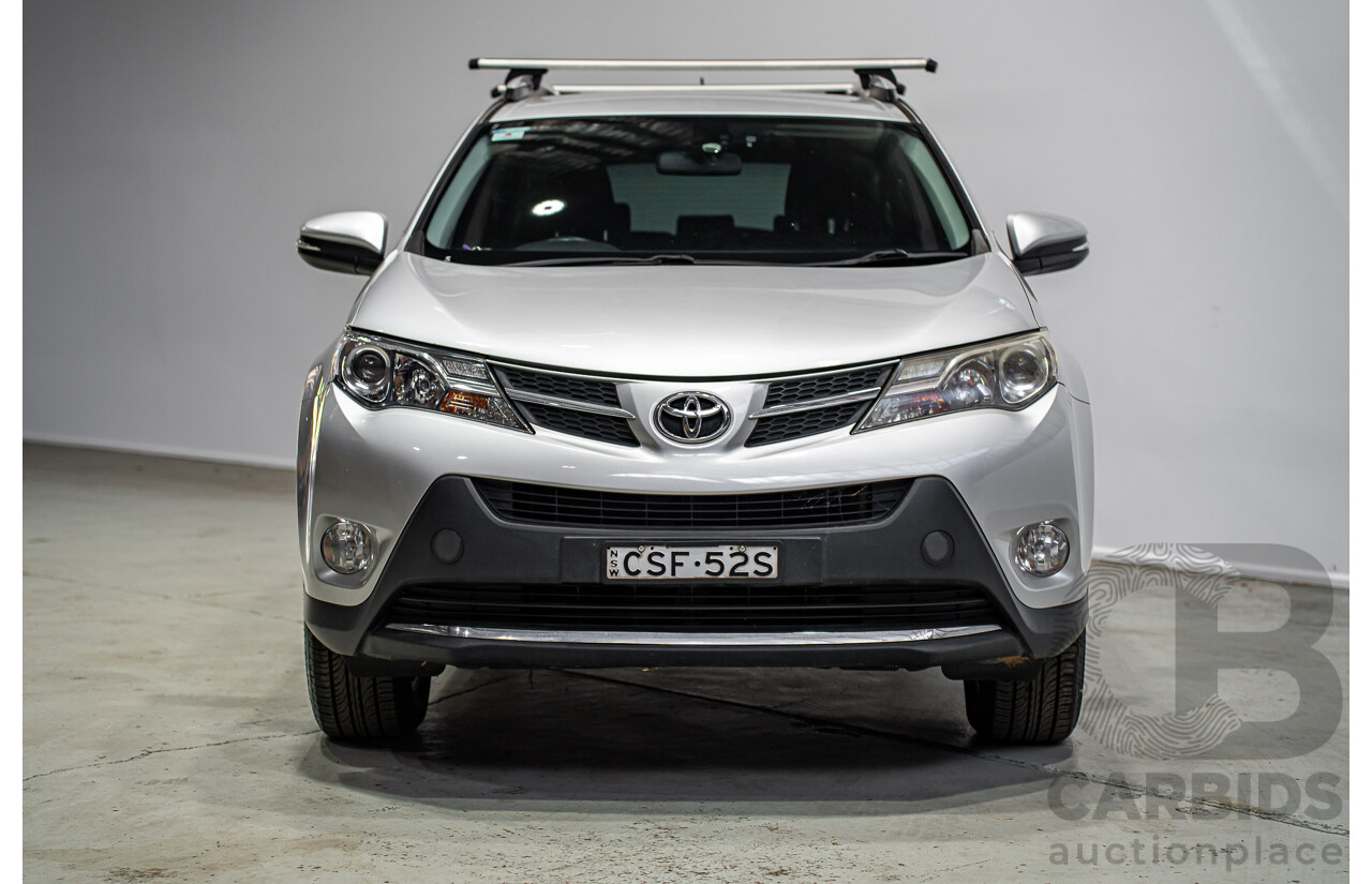 03/2014 Toyota Rav4 GXL ZSA42R MY14 Upgrade 4d Wagon Silver 2.0L