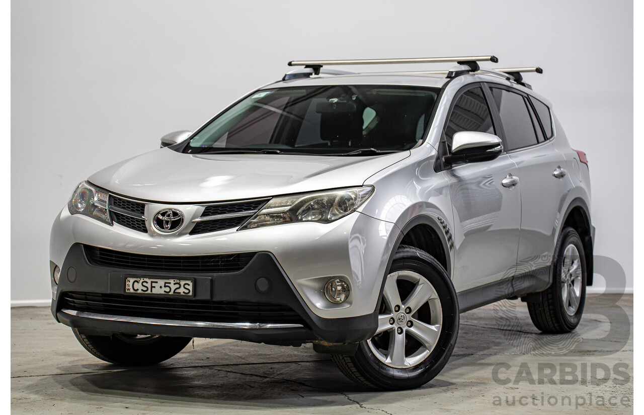 03/2014 Toyota Rav4 GXL ZSA42R MY14 Upgrade 4d Wagon Silver 2.0L