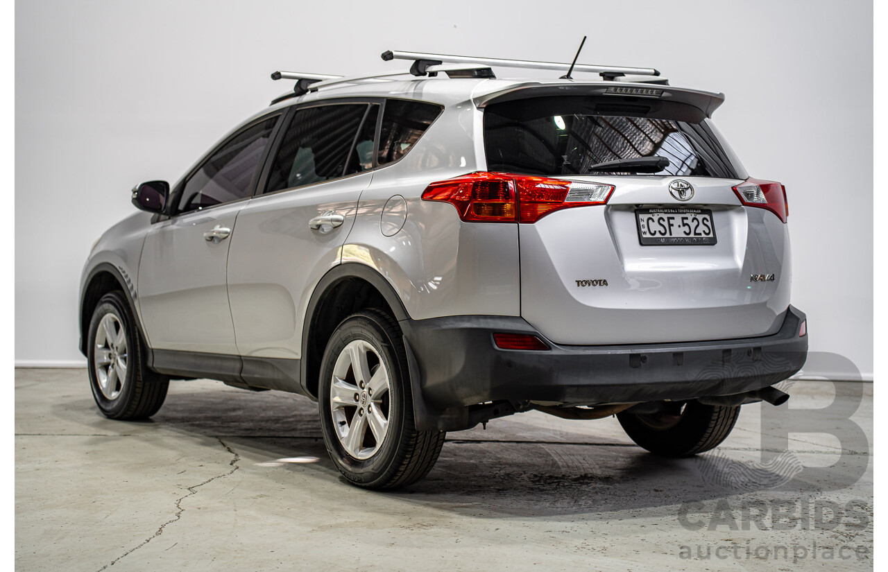 03/2014 Toyota Rav4 GXL ZSA42R MY14 Upgrade 4d Wagon Silver 2.0L