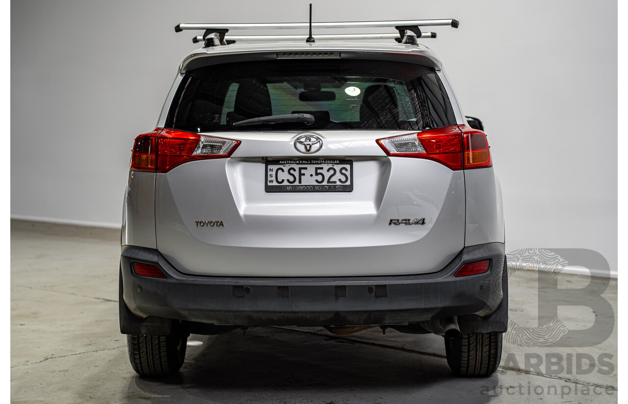 03/2014 Toyota Rav4 GXL ZSA42R MY14 Upgrade 4d Wagon Silver 2.0L