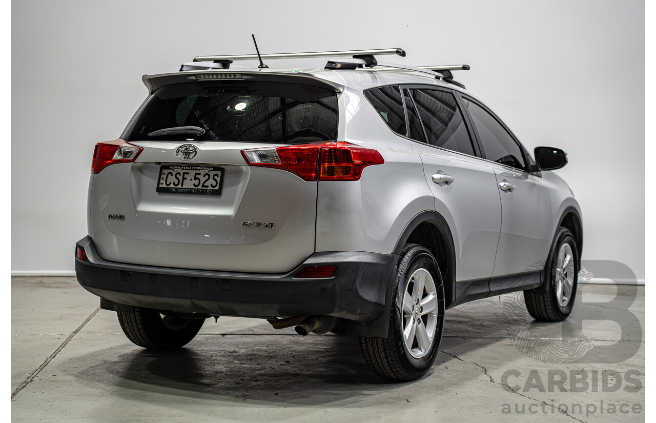 03/2014 Toyota Rav4 GXL ZSA42R MY14 Upgrade 4d Wagon Silver 2.0L