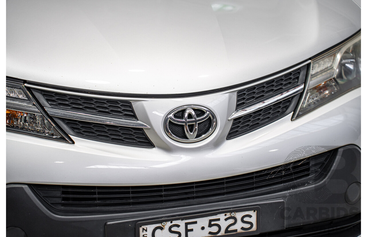03/2014 Toyota Rav4 GXL ZSA42R MY14 Upgrade 4d Wagon Silver 2.0L