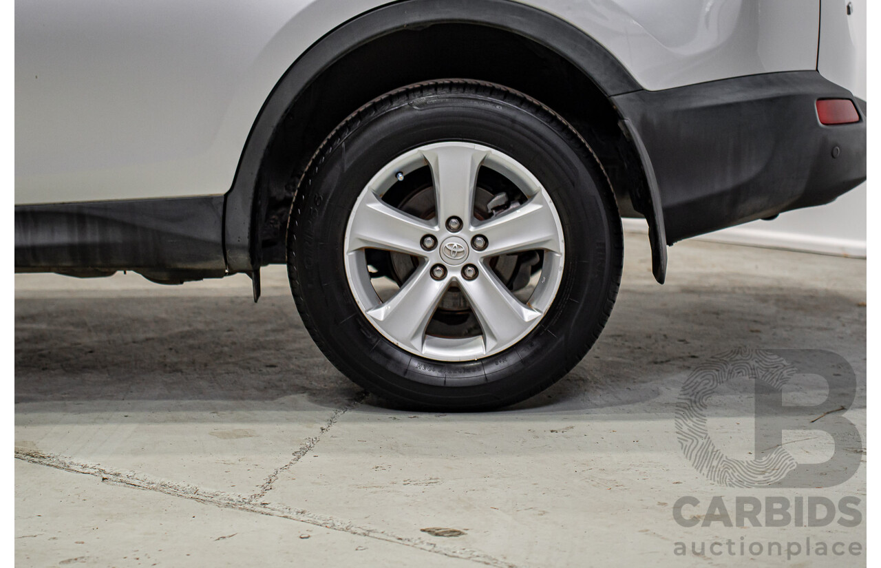 03/2014 Toyota Rav4 GXL ZSA42R MY14 Upgrade 4d Wagon Silver 2.0L