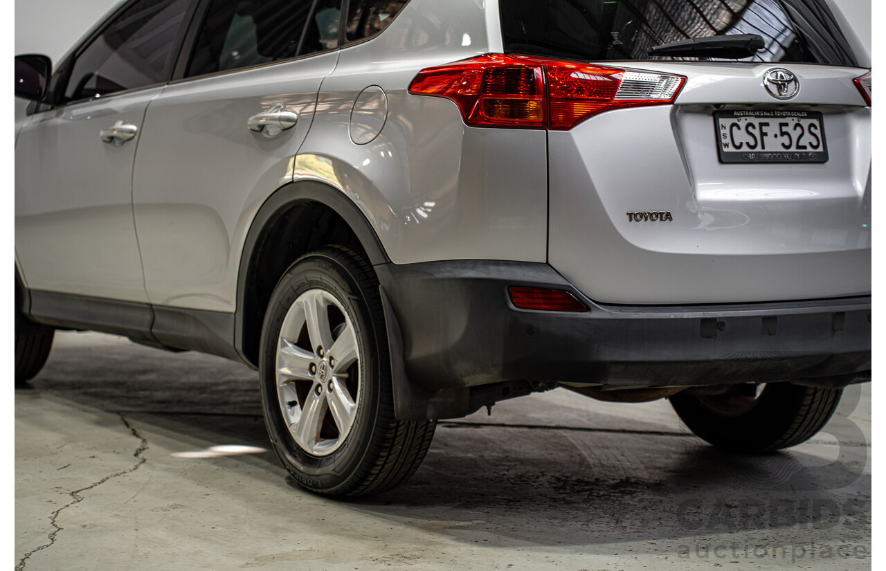 03/2014 Toyota Rav4 GXL ZSA42R MY14 Upgrade 4d Wagon Silver 2.0L