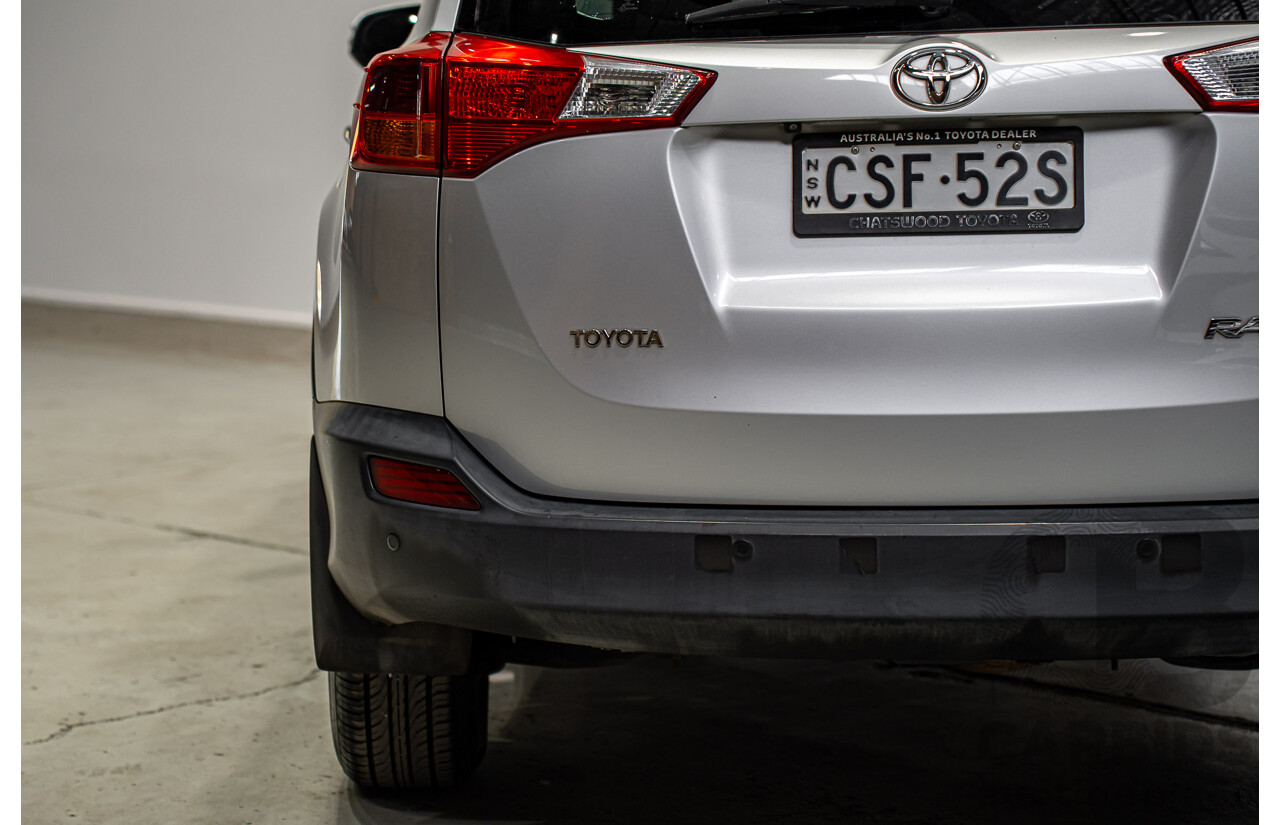 03/2014 Toyota Rav4 GXL ZSA42R MY14 Upgrade 4d Wagon Silver 2.0L