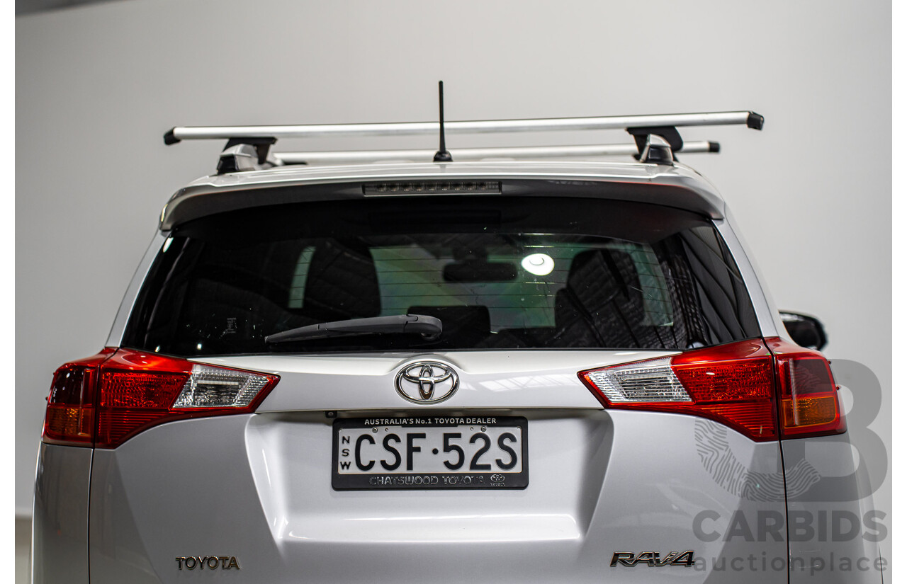 03/2014 Toyota Rav4 GXL ZSA42R MY14 Upgrade 4d Wagon Silver 2.0L