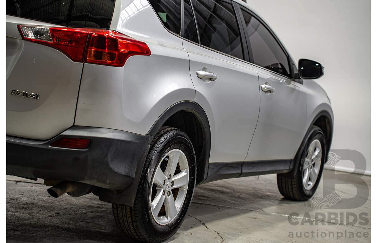 03/2014 Toyota Rav4 GXL ZSA42R MY14 Upgrade 4d Wagon Silver 2.0L