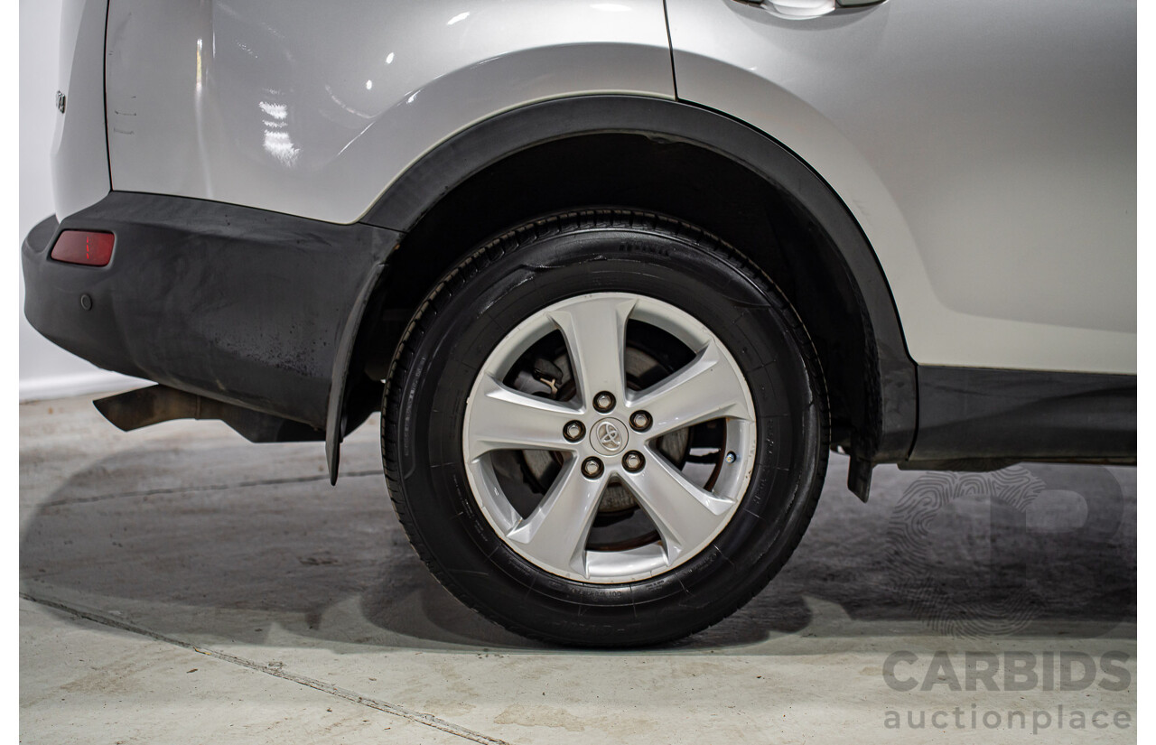 03/2014 Toyota Rav4 GXL ZSA42R MY14 Upgrade 4d Wagon Silver 2.0L