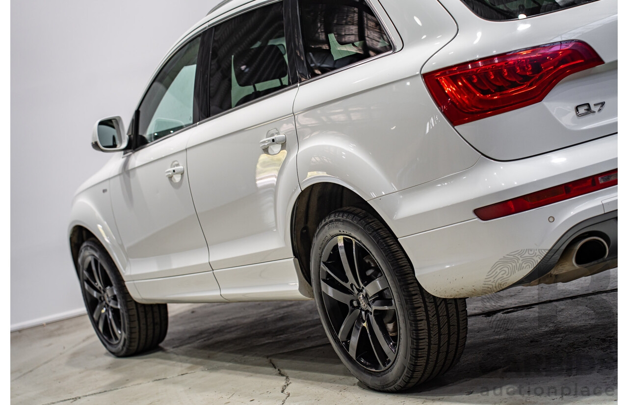 07/2013 Audi Q7 3.0 TDI QUATTRO AWD MY13 4d Wagon Carrara White 3.0L 7 Seats