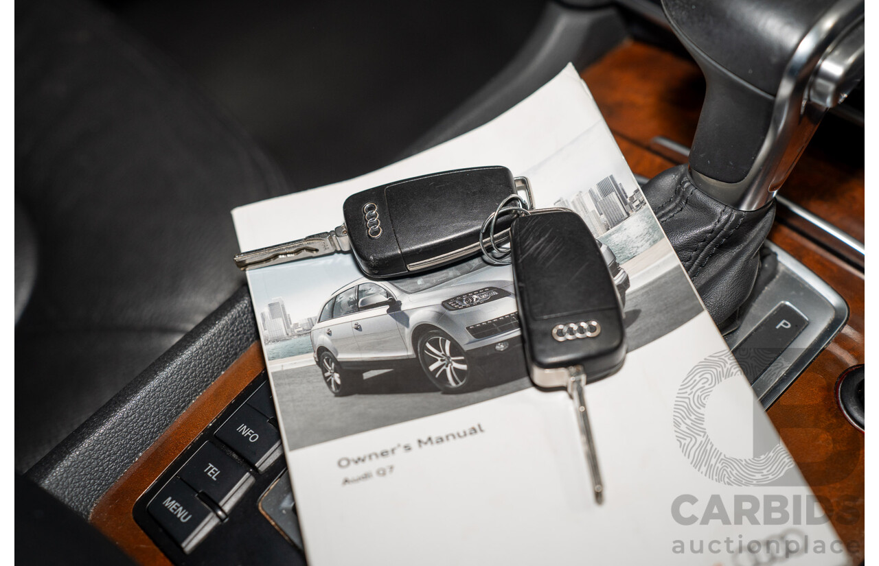 07/2013 Audi Q7 3.0 TDI QUATTRO AWD MY13 4d Wagon Carrara White 3.0L 7 Seats