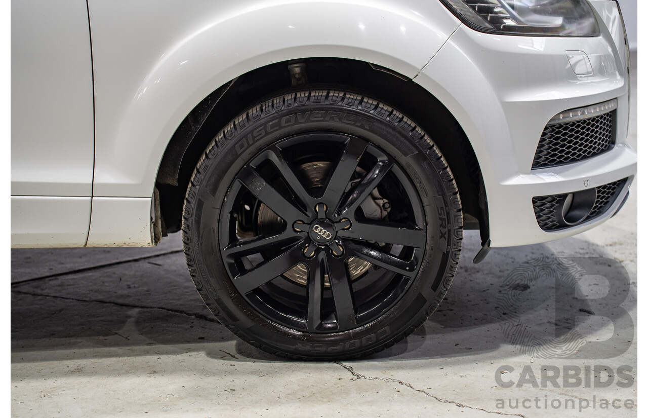 07/2013 Audi Q7 3.0 TDI QUATTRO AWD MY13 4d Wagon Carrara White 3.0L 7 Seats