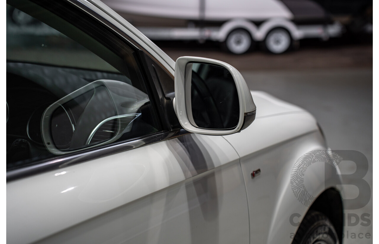 07/2013 Audi Q7 3.0 TDI QUATTRO AWD MY13 4d Wagon Carrara White 3.0L 7 Seats