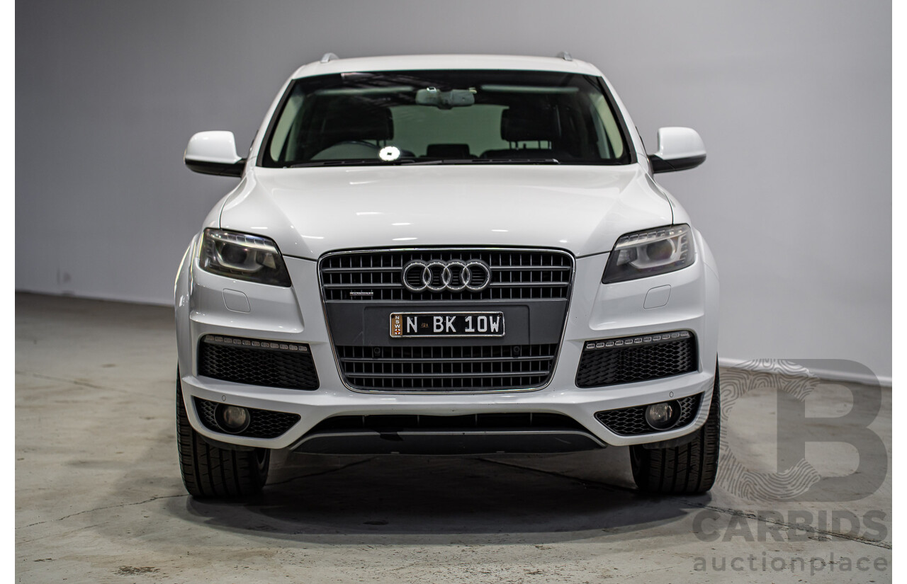 07/2013 Audi Q7 3.0 TDI QUATTRO AWD MY13 4d Wagon Carrara White 3.0L 7 Seats