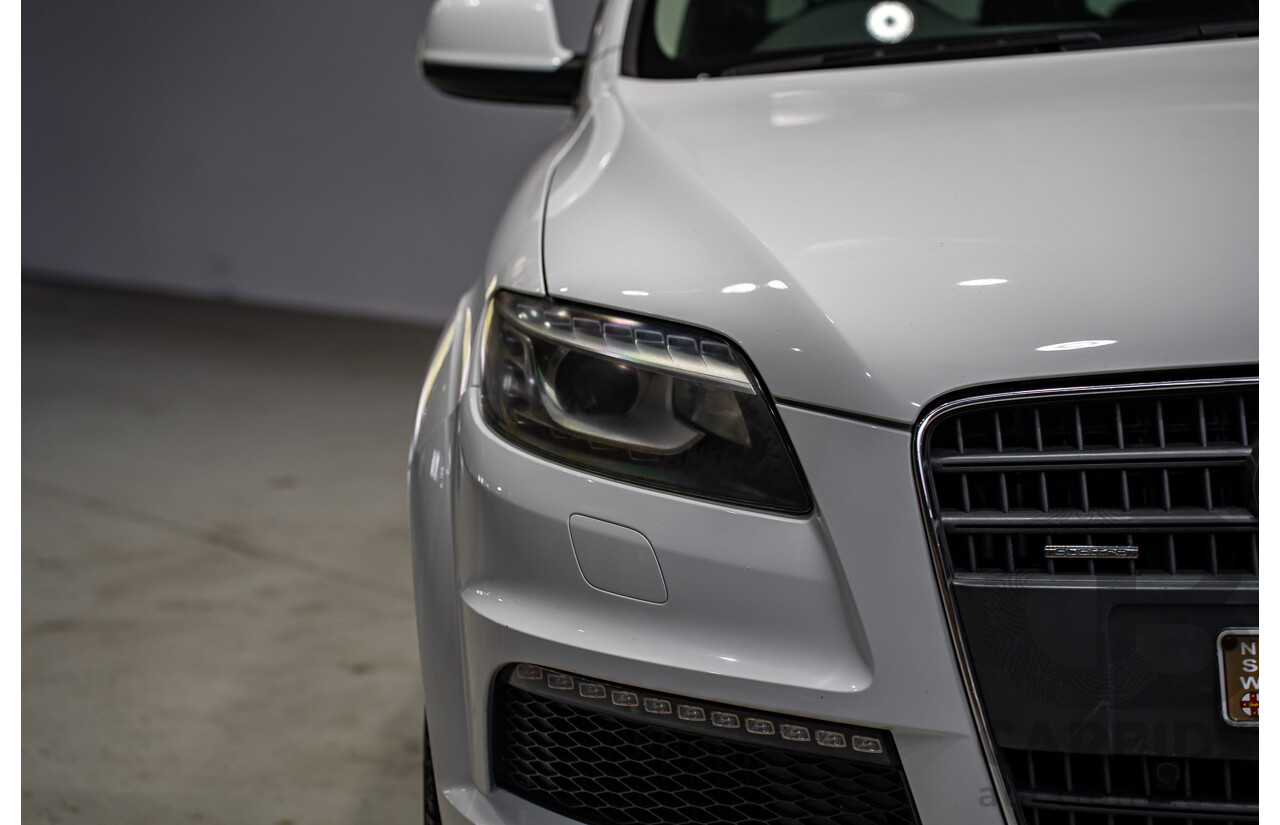 07/2013 Audi Q7 3.0 TDI QUATTRO AWD MY13 4d Wagon Carrara White 3.0L 7 Seats